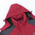 户外男士单层加绒冲锋衣男爬山登山服防寒保暖外套冲锋衣ZFL888(大红)第4张高清大图