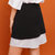 七格格 2017春装新款 短款纯色双层高腰时尚铅笔裙半身裙 女X977(黑色 XL)第3张高清大图
