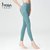 IYOGA2021年***新款瑜伽长裤拼接线紧身高腰塑形提臀运动健身女(M 嫣红)第5张高清大图