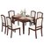 亚格林 美式 餐桌 椅组合圆桌折叠伸缩饭桌小户型家具圆桌子(餐桌)第5张高清大图