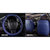 冬季汽车坐垫绒布坐垫商务帝豪新款途观L高尔夫7丰田RAV4本田CRV起亚智跑福克斯小车座椅套轿车SUV毛绒保暖全包坐垫套(蓝色 舒适版（带一对头枕）)第3张高清大图
