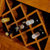 【免费安装】酒柜现代中式实木框架餐厅柜储物柜玄关柜客厅隔断柜家用玻璃酒柜(乌金木色 JT-16)第5张高清大图