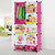 索尔诺卡通衣柜简易组合衣柜环保宝宝衣橱婴儿衣物树脂收纳柜(8门1挂粉色)第3张高清大图