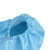 谋福 加厚型防静电胶底鞋套 可多次水洗 重复使用 涤纶长丝 透气 防滑鞋套防尘保暖(蓝色 L)第4张高清大图