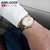 瑞士原装进口艾戈勒agelocer手表 文艺范轻薄时尚男士机械表 皮带男表 瑞士手表 时尚潮流男表 简约女表 情侣表(1105D2)第2张高清大图