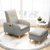 一米色彩 沙发懒人沙发创意多功能单人沙发北欧简约可调节客厅小户型布艺沙发(明黄色 标准款-单人位（无USB充电）)第4张高清大图