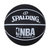 斯伯丁Spalding篮球弹性橡胶迷你儿童玩具小号球(51-172Y(黑色) 1号（儿童）)第2张高清大图