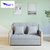 TIMI 现代简约沙发床 可折叠沙发 现代两用沙发 多功能沙发(浅灰色 1.93米带储物沙发床)第2张高清大图