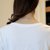 娇维安 夏季韩版女装圆领体恤衫 女孩图案短袖t恤女(白色 XL)第4张高清大图