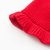 巴拉巴拉儿童帽子女童秋冬新品2018款宝宝保暖帽纯棉针织款毛线帽(90cm（帽围42cm） 中国红6641)第4张高清大图