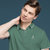 传奇保罗夏季男士短袖t恤半袖潮牌体恤polo衫翻领薄款上衣服（M-3XL）ZNM810(绿色 XL)第4张高清大图