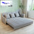 TIMI 现代简约沙发床 可折叠沙发 现代两用沙发 多功能沙发(深灰色 1.93米带储物沙发床)第3张高清大图