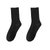 SUNTEK黑色袜子女纯色毛圈袜中长筒秋冬季加厚保暖运动袜男女毛巾袜(均码 军绿色)第9张高清大图