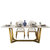 银卧 后现代大理石餐桌椅 北欧轻奢不锈钢餐桌椅 港式设计师样板房家具(天然大理石餐桌 1.2M*0.7M（定制）)第5张高清大图