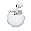 6Pro无线运动tws蓝牙耳机6代适用苹果华为小米通用全兼容耳机-白色 6代pro(白色 6代pro)