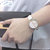 JONAS&VERUS唯路时石英表防水时尚时装装饰米白色牛皮女士手表(X00752-Q3.WWWLW)第4张高清大图