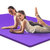 NBR瑜伽垫双人健身垫2000*1300加宽初学者加长防滑健身瑜珈垫子(粉红色)第2张高清大图