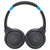 铁三角（Audio-technica）ATH-S200BT 头戴式密闭型蓝牙耳机 手机耳机 无线耳机 灰蓝色第2张高清大图