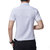 2017新款休闲修身男士薄款短袖衬衫免烫抗皱纯色男衬衣 2701(紫色)第3张高清大图
