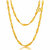 传世美钰 黄金项链足金水波纹项链 免工费(约4.94克 长约43cm)第2张高清大图