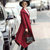 莉妮吉尔2017春装新款高端荷叶边长袖时尚纯色不规则风衣女系带外套(黑色 XXL)第4张高清大图