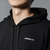 Adidas阿迪达斯卫衣男装2019春新款跑步休闲连帽运动套头衫DX0053(黑色)第4张高清大图