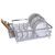 九牧(JOMOO)不锈钢厨房挂件碗碟架筷子筒厨房收纳组合94406第3张高清大图