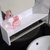 伊赛伦特优质PVC板浴室柜组合 现代简约吊柜洗漱台洗脸洗手盆套装卫生间洗手卫浴柜组合8004(红白 0.6米)第2张高清大图