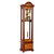 汉时（Hense）欧式客厅机械装饰座钟中式复古实木台钟HD96125(椴木-透视发条机芯)第4张高清大图