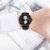 劳士顿（ROSDN）手表 男士腕表时尚休闲防水多功能手表3630(黑面黑皮 皮带)第4张高清大图