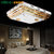 雷士照明（NVC）豪华LED吸顶灯 客厅卧室灯现代奢华水晶灯NVX2521(小号：3*6)第5张高清大图