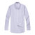 月牙泉*13秋季男款尖领扣领衬衫 紫白细格子男士长袖修身衬衣(YDA-3 39)第5张高清大图