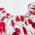 韩都衣舍童装2018夏新韩版女童时尚两件套女宝宝短袖洋气套装YR8070(110/56 红)第4张高清大图