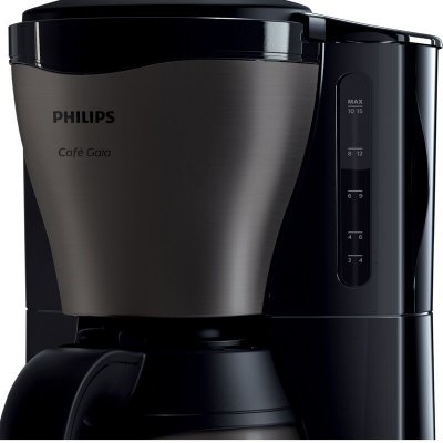 飞利浦（PHILIPS）HD7547/80 咖啡机 家用滴漏式美式咖啡壶不锈钢保温壶 钛黑合金