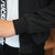 卡郎琪 男士新款时尚修身夹克 字母印花大码男士休闲夹克衫韩版潮男修身立领拉链口袋设计夹克 KLQKX-J35(军绿色 M)第5张高清大图