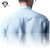 BERGES博格斯男装 2014夏季新款男棉麻短袖衬衫 韩版修身亚麻短袖衬衫(天蓝色=浅蓝色 L)第4张高清大图