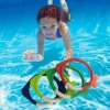 夏季儿童水上用品章鱼形圆环水下取物潜水教具学生游泳池戏水玩具(鱼形圆环)