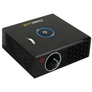 酷乐视（Coolux）UTV（标准版） LED微型投影机（黑色）【真快乐自营    品质保障  （1024*768分辨率，支持HDMI输入，画面更加清晰锐利  支持货到付款】