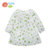 贝贝怡夏季纯棉女宝宝T恤婴儿上衣高腰裙圆点上衣151Q018(浅绿 100cm)第2张高清大图