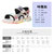 男童女童凉鞋儿童韩版软底沙滩鞋夏季新款中小童露趾鞋子(37 白色)第10张高清大图