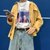 皮带男学生韩版潮流百搭腰带社会小伙年轻人新款裤带(咖啡色 130CM（175-220斤）)第5张高清大图