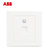 ABB开关插座面板 永致系列 白色 一位电脑插座 86型单联网线宽带插座 AH331第5张高清大图