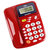 TCL来电显示电话机家庭办公 免电池 时间显示 免提17B红色第3张高清大图