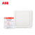 ABB开关插座面板德静系列白色86型空白面板AJ504第5张高清大图