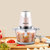 奥克斯(AUX)绞肉机家用小型全自动多功能绞肉绞菜料理机HX-J3093(加厚玻璃杯+两副原装刀片)第4张高清大图