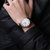 天梭(TISSOT)手表 卡森系列钢带时尚商务休闲石英男表(红色)第5张高清大图
