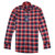 雅戈尔男士保暖衬衫2014专柜*格子保暖长袖衬衫(蓝红格子-14165 40)第2张高清大图