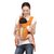 袋鼠仔仔DS6865豪华型婴儿背带（桔色）第2张高清大图