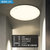 飞利浦led吸顶灯厕所卫生间厨房阳台卧室圆形面包灯现代简约灯具(贝壳型17w白光)第3张高清大图