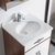 凯鹰现代中式304不锈钢浴室柜组合落地卫生间洗脸盆洗手盆面盆柜YK9967(60CM冰花玉镜柜款)第4张高清大图